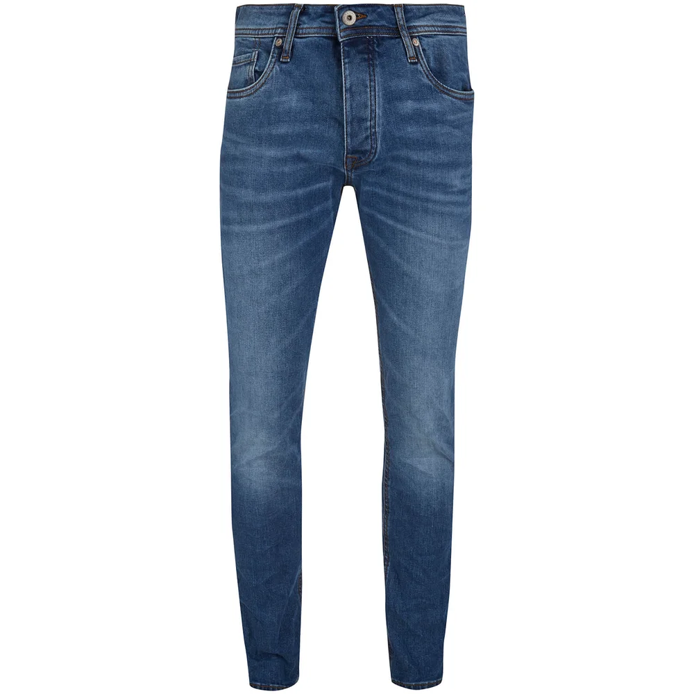 Jack & Jones Original Men's Tim Slim Fit Jeans - Mid Blue - 30S - Navy Image 1