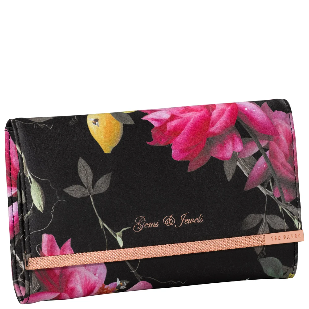 Ted Baker Black Jewellery Roll - Citrus Bloom Range Image 1