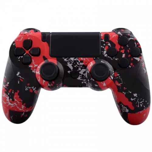 Custom Controllers PlayStation 4 Controller - Red Subterfuge Image 1