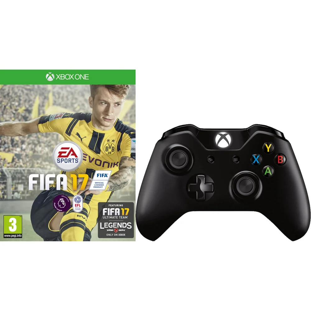 FIFA 17 With Xbox One Wireless Controller Image 1