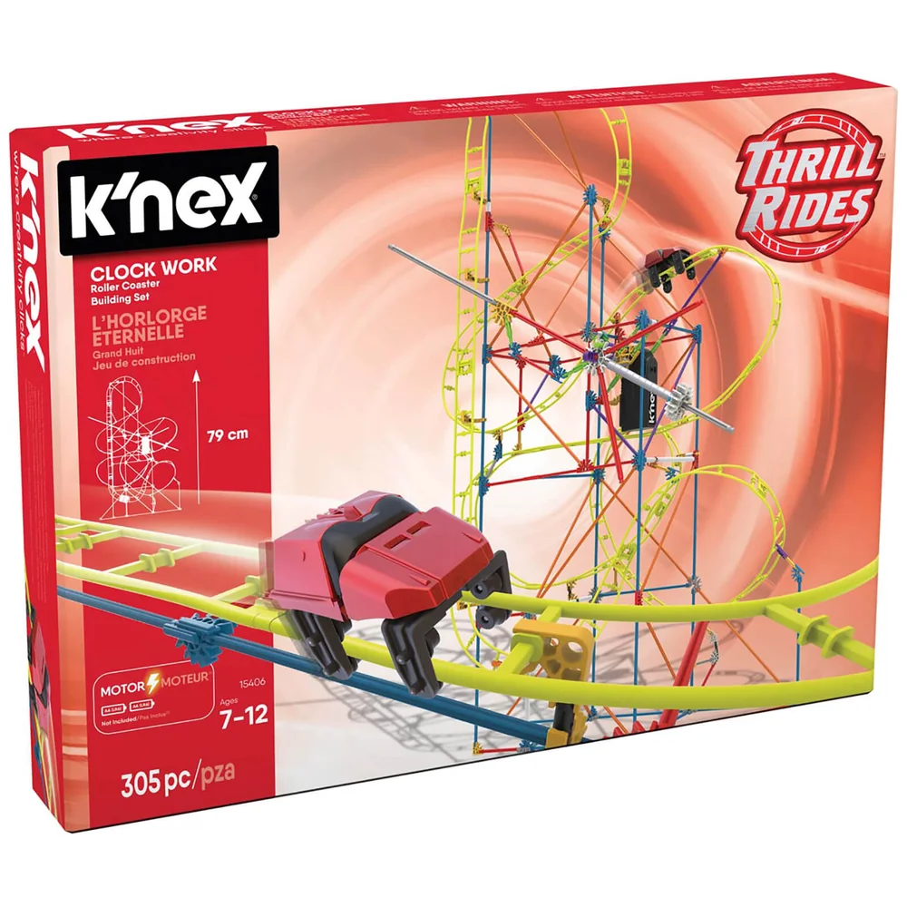 K'NEX Clockwork Roller Coaster Building Set (15406) Image 1