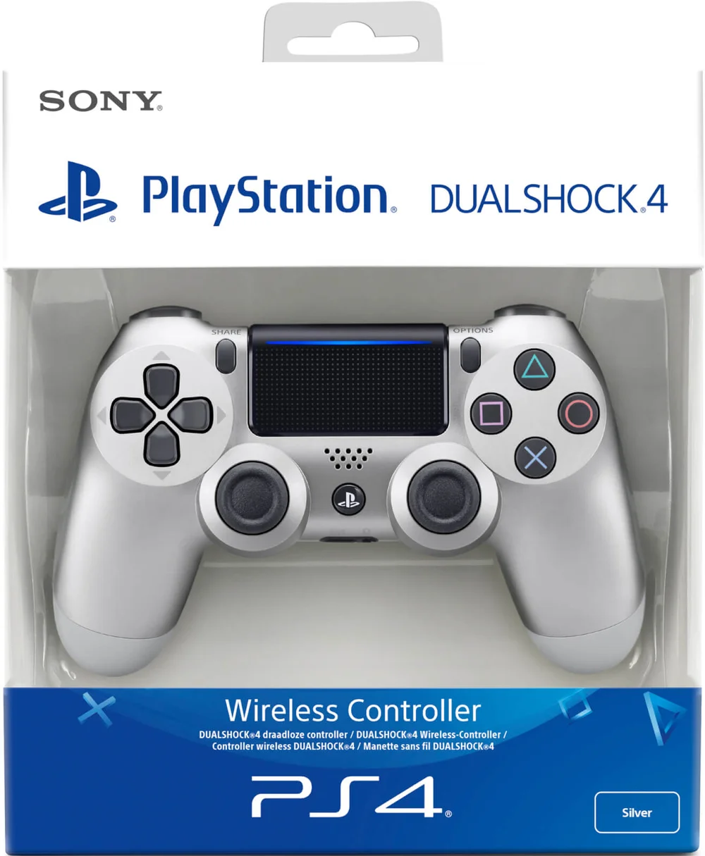 Sony PlayStation 4 DualShock 4 V2 Silver Image 1