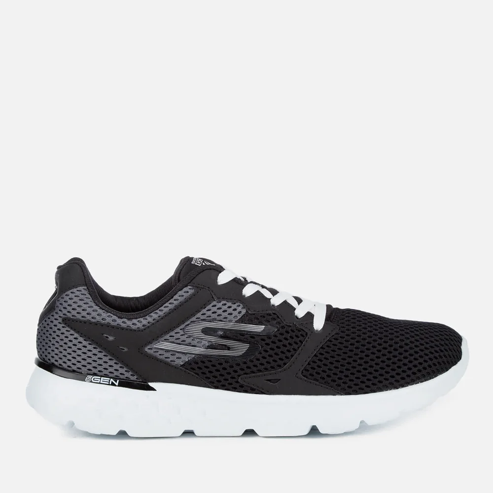 Skechers Men's Go Run 400 Trainers - Black/White - UK 7 - Black Image 1