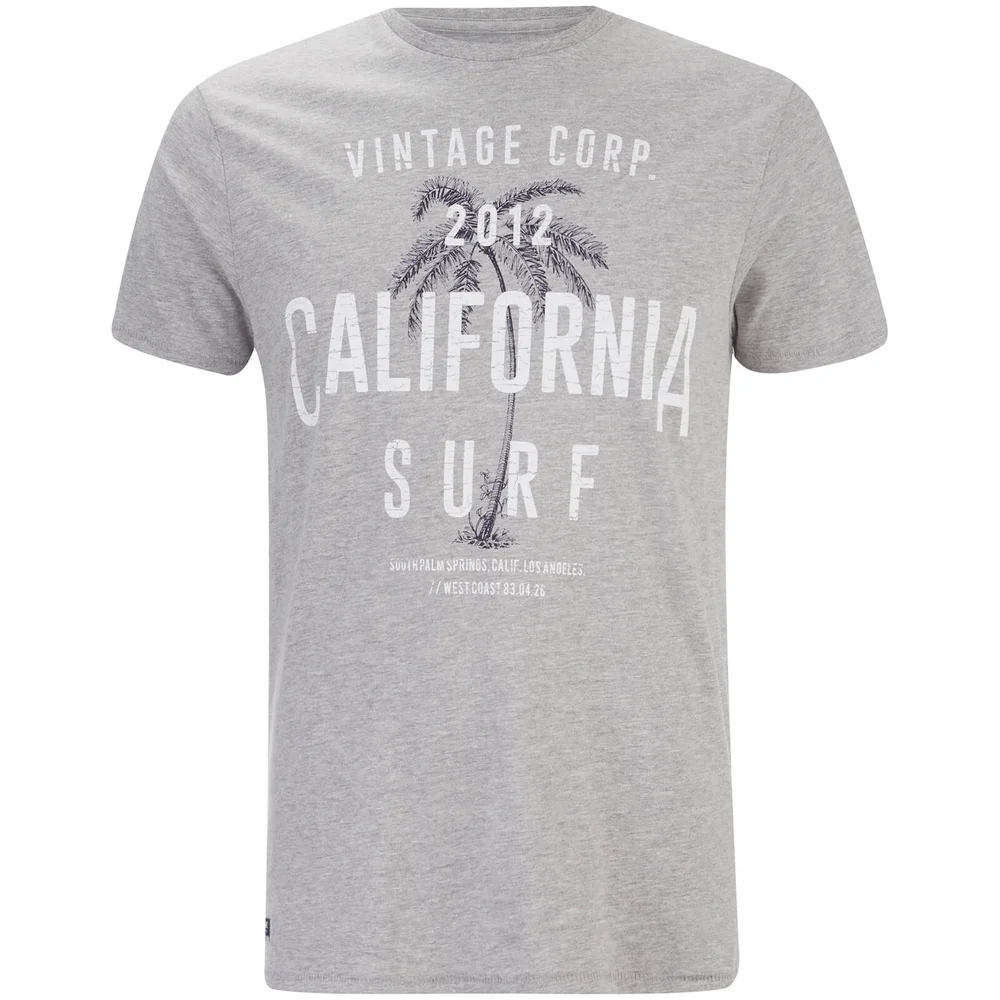 Threadbare Men's Paradise Crew Neck T-Shirt - Grey Marl - S Image 1