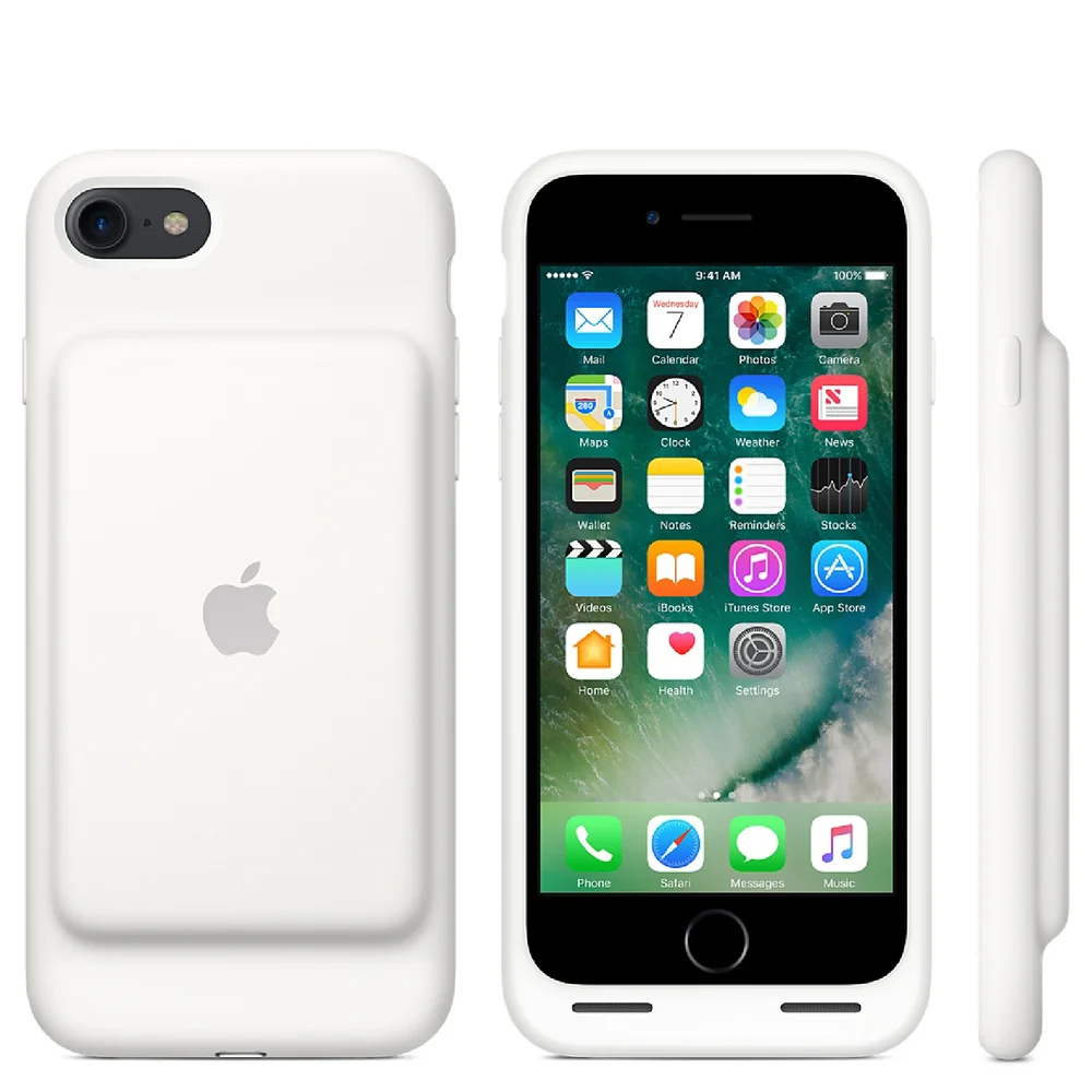 Apple iPhone 7 Smart Battery Case - White Image 1