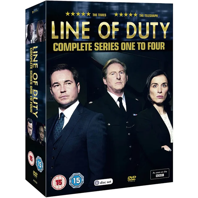 Line of Duty - Series 1-4 Boxed Set