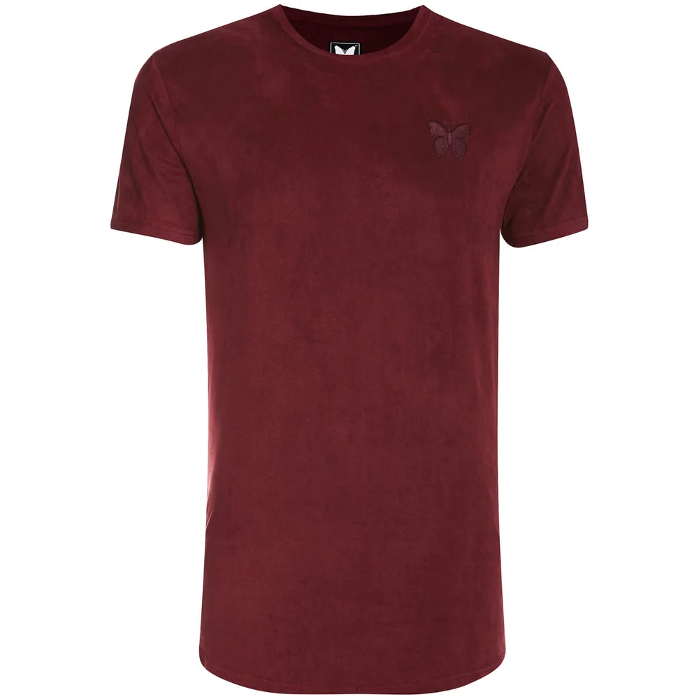 Good For Nothing Men's Suede Essential T-Shirt - Burgundy - M - Burgundy Image 1