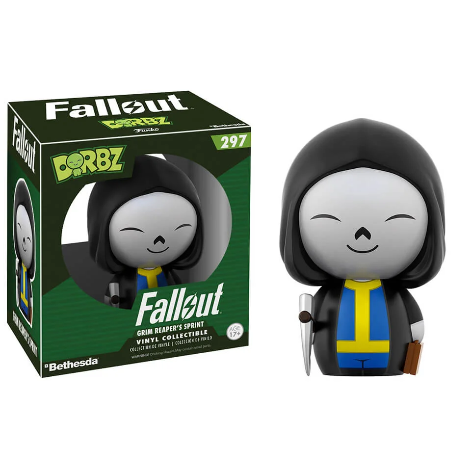 Fallout Vault Boy Grim Dorbz Vinyl Figure Image 1