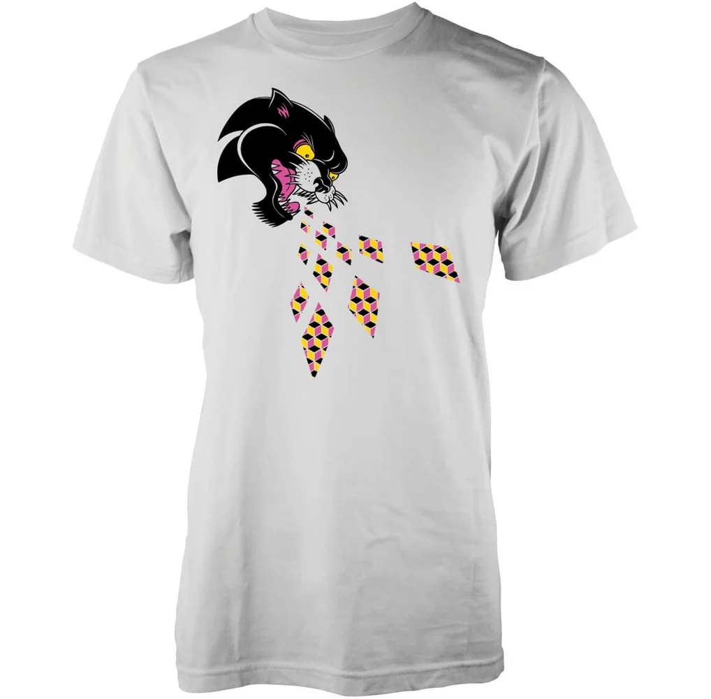 Abandon Ship Men's Spitting Diamonds Panther T-Shirt - Black - S - Black Image 1