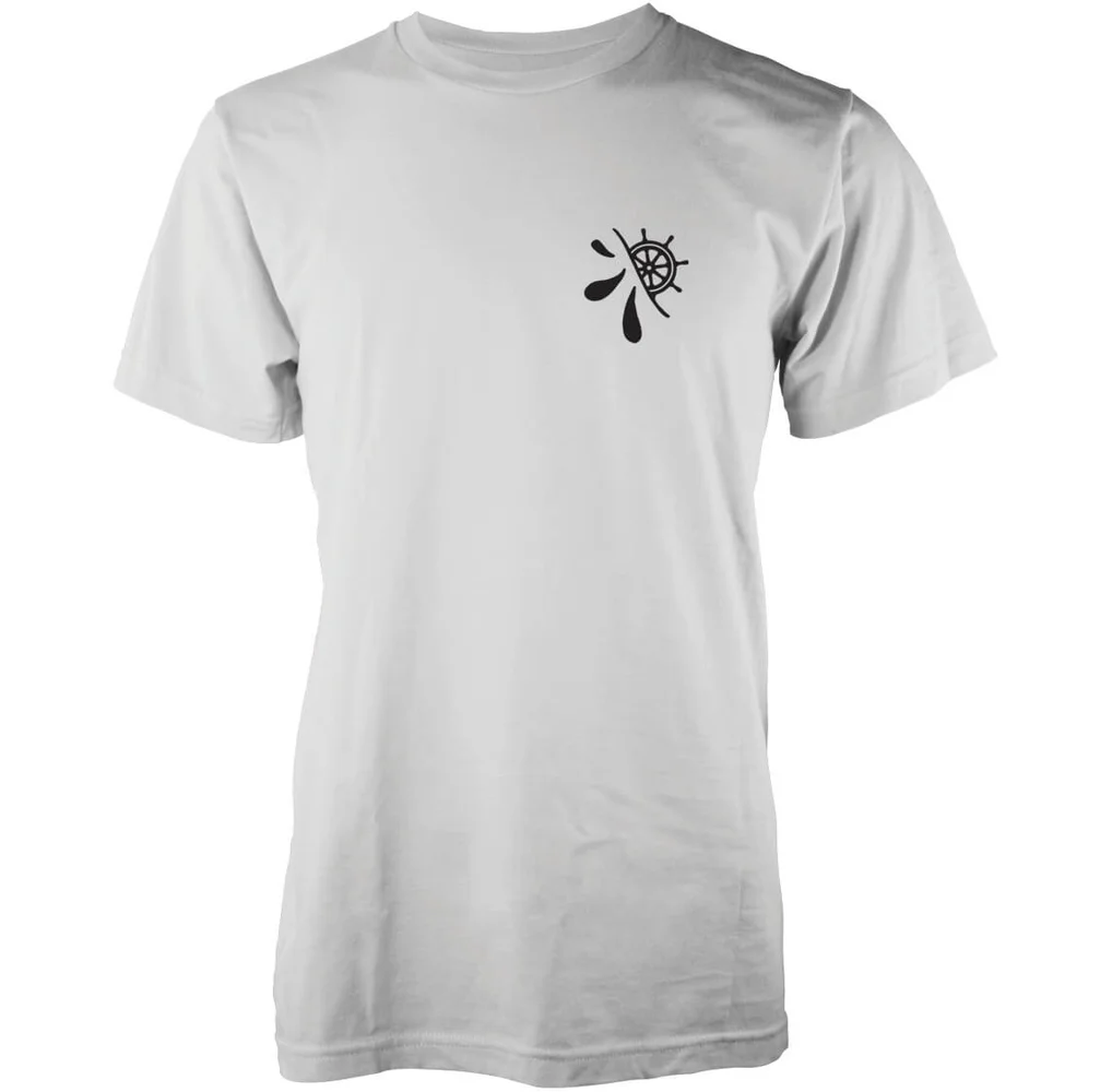 Abandon Ship Men's Hidden Wheel Logo T-Shirt - White - S - White Image 1