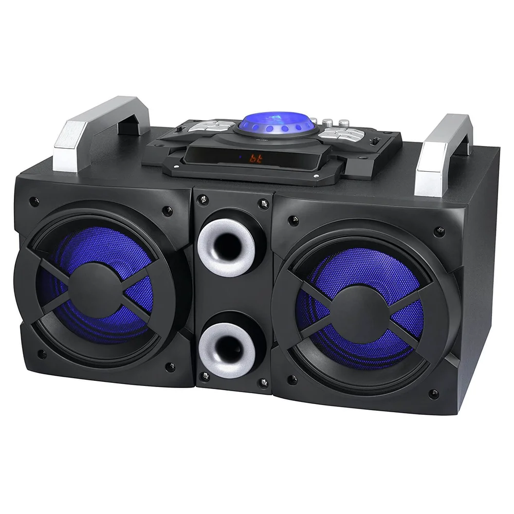 Akai 200W Ultimate Party Bluetooth Speaker (Includes Karaoke Microphone) - Black Image 1