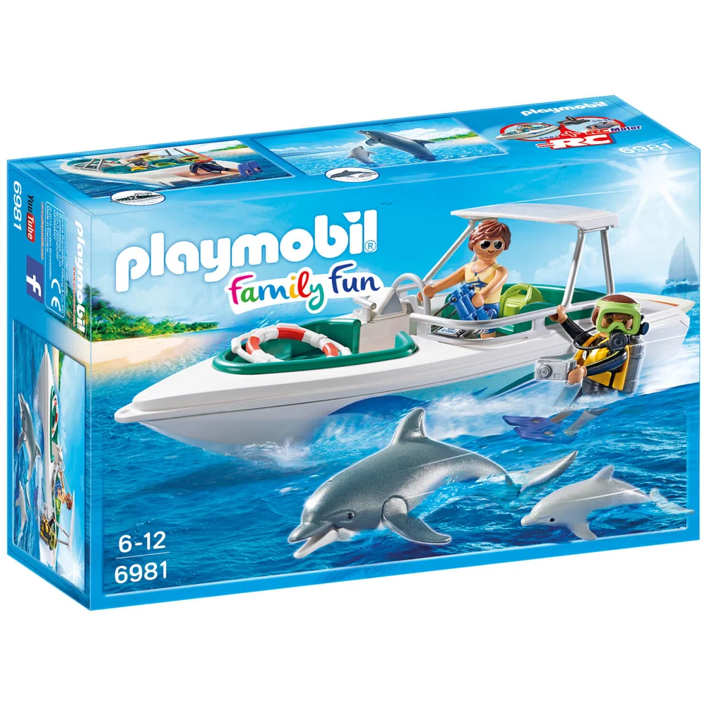 Playmobil Family Fun Diving Trip with Speedboat (6981) Image 1