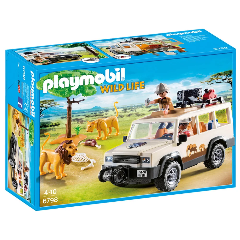 Playmobil Wildlife Safari Truck with Lions (6798) Image 1