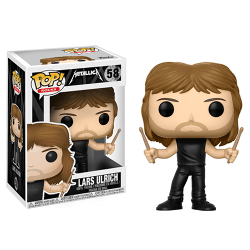 Metallica Lars Ulrich Pop! Vinyl Figure Image 1