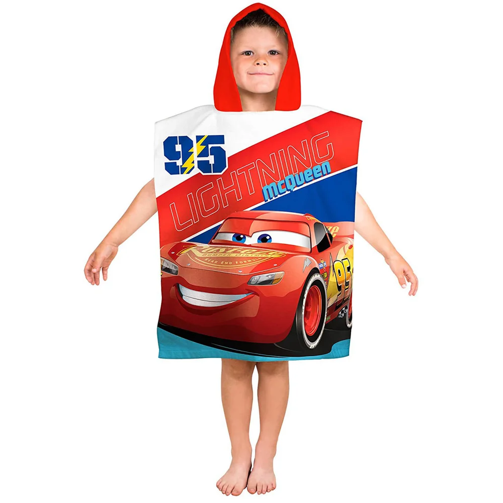 Disney Cars 3 Lightning Poncho Towel Image 1