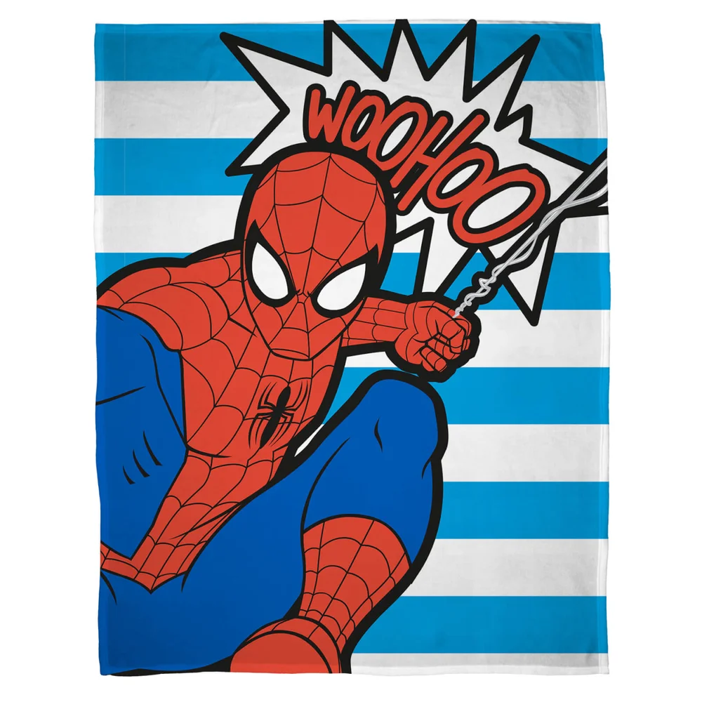Disney Marvel Ultimate Spider-Man Abstract Fleece Blanket Image 1