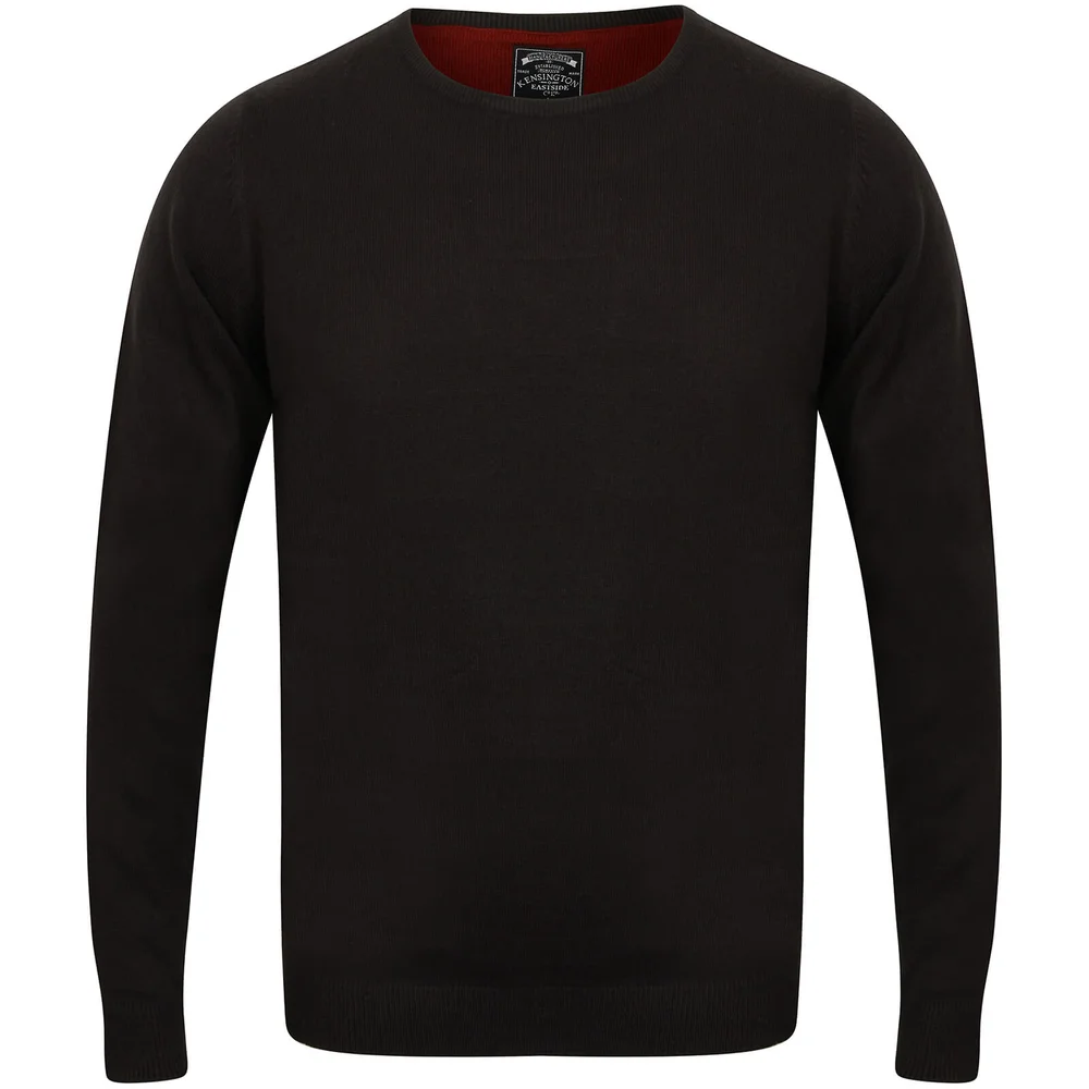 Kensington Men's Basic Crew Neck Jumper - Dark Navy - M - Blue Image 1
