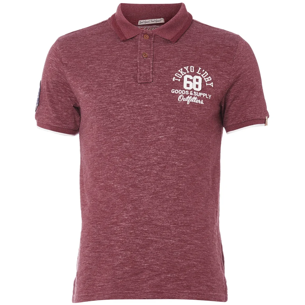 Tokyo Laundry Men's Berling Polo Shirt - Oxblood - S Image 1