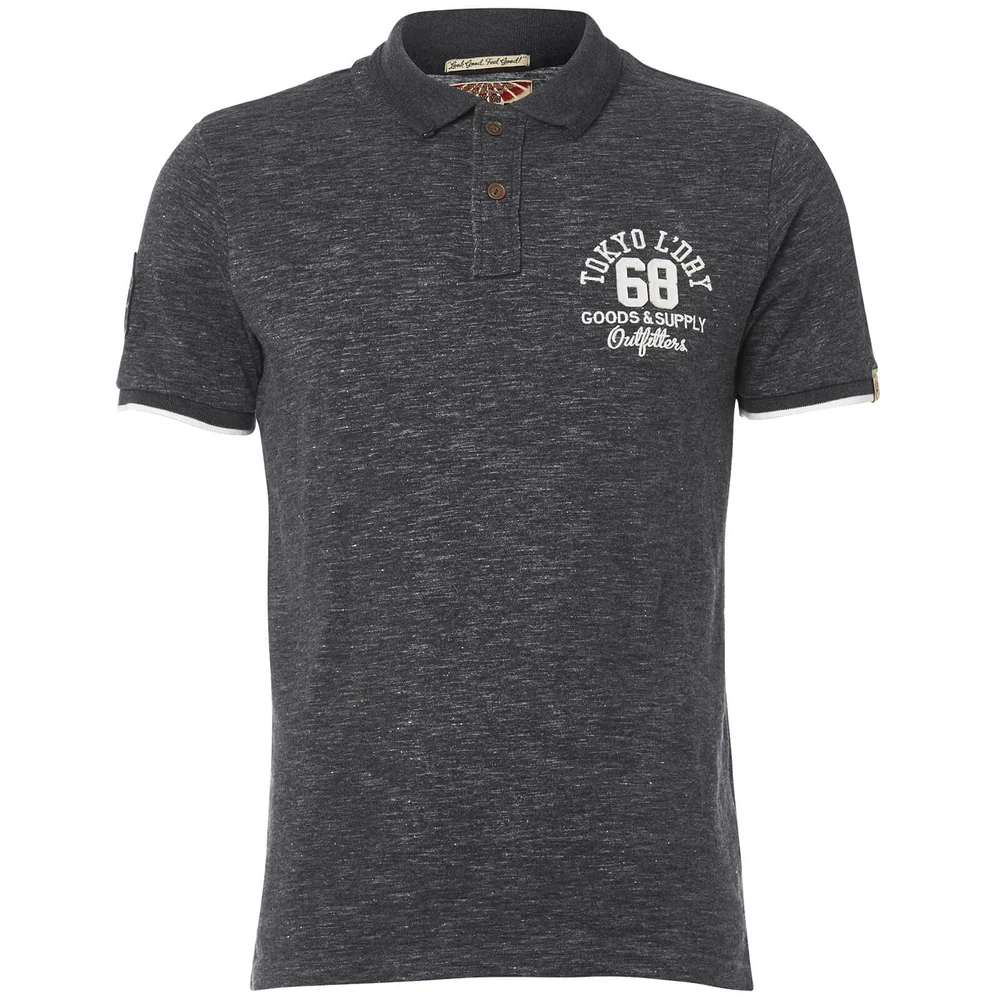 Tokyo Laundry Men's Berling Polo Shirt - Charcoal - S - Grey Image 1