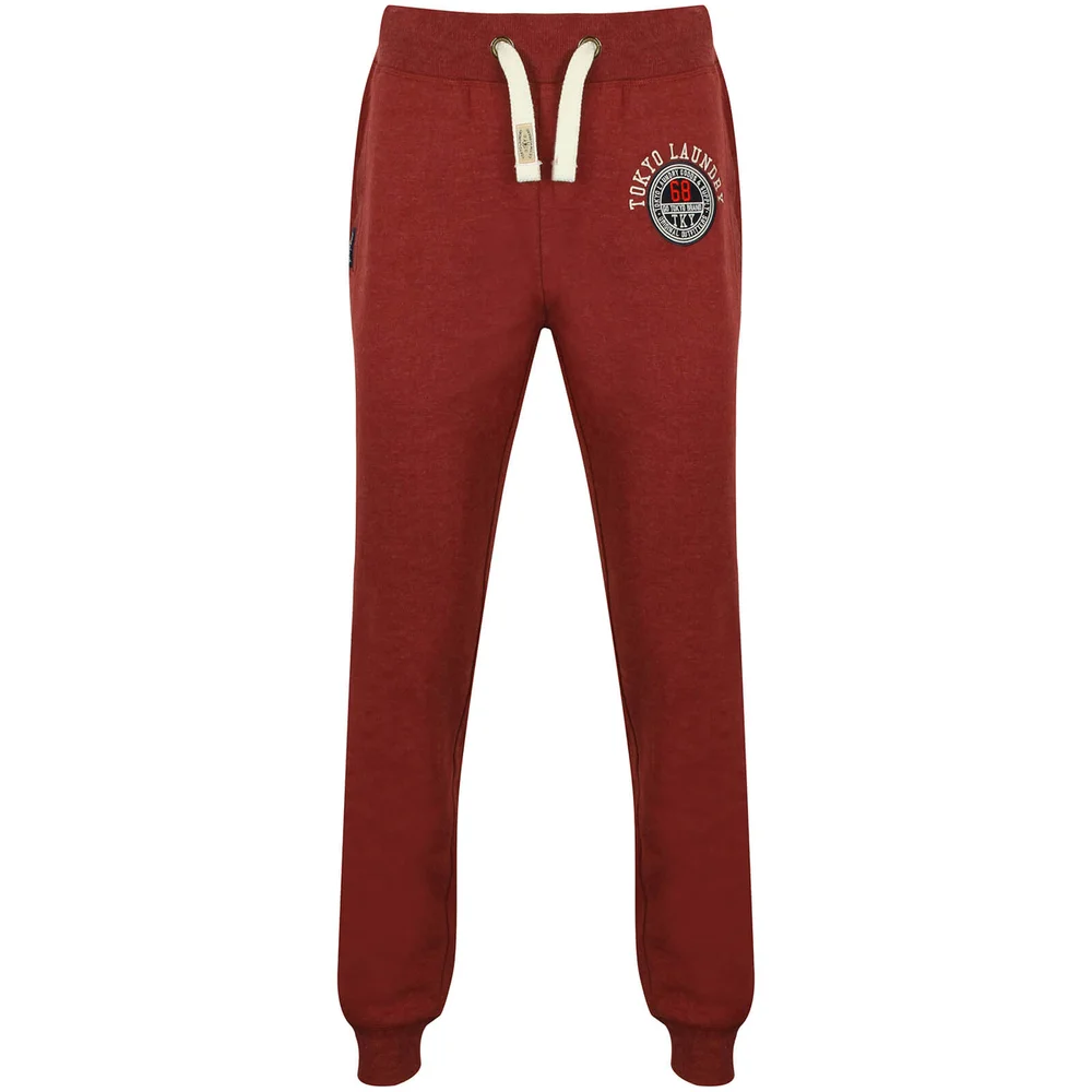 Tokyo Laundry Men's Tigerton Falls Brush Back Sweatpants - Oxblood - S - Red Image 1