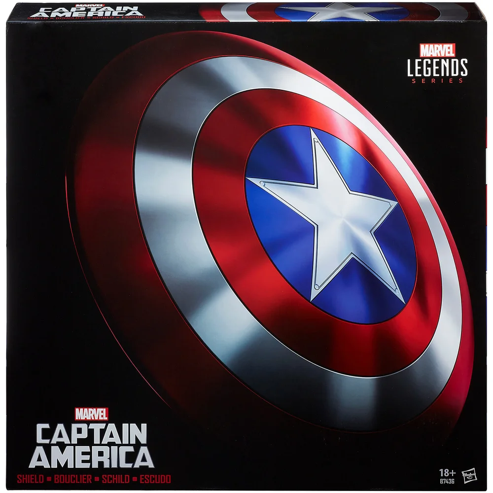 Hasbro Marvel Legends Avengers: Captain America Shield 1:1 Prop Replica Image 1
