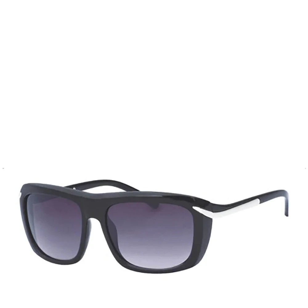 Men's Square Sunglasses - Black Image 1
