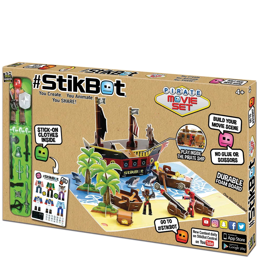StikBot Pirate Movie Set Image 1