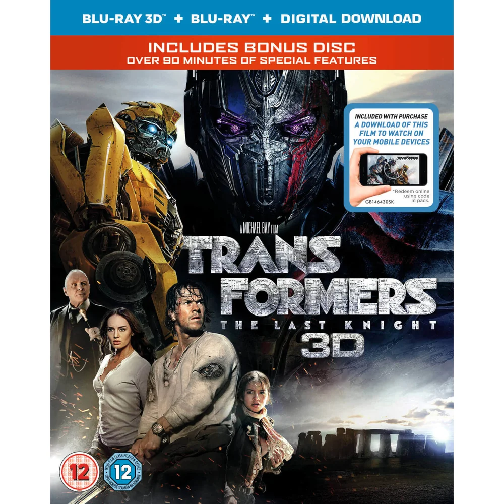 Transformers: The Last Knight 3D (Includes 2D Version & Digital Download) Image 1