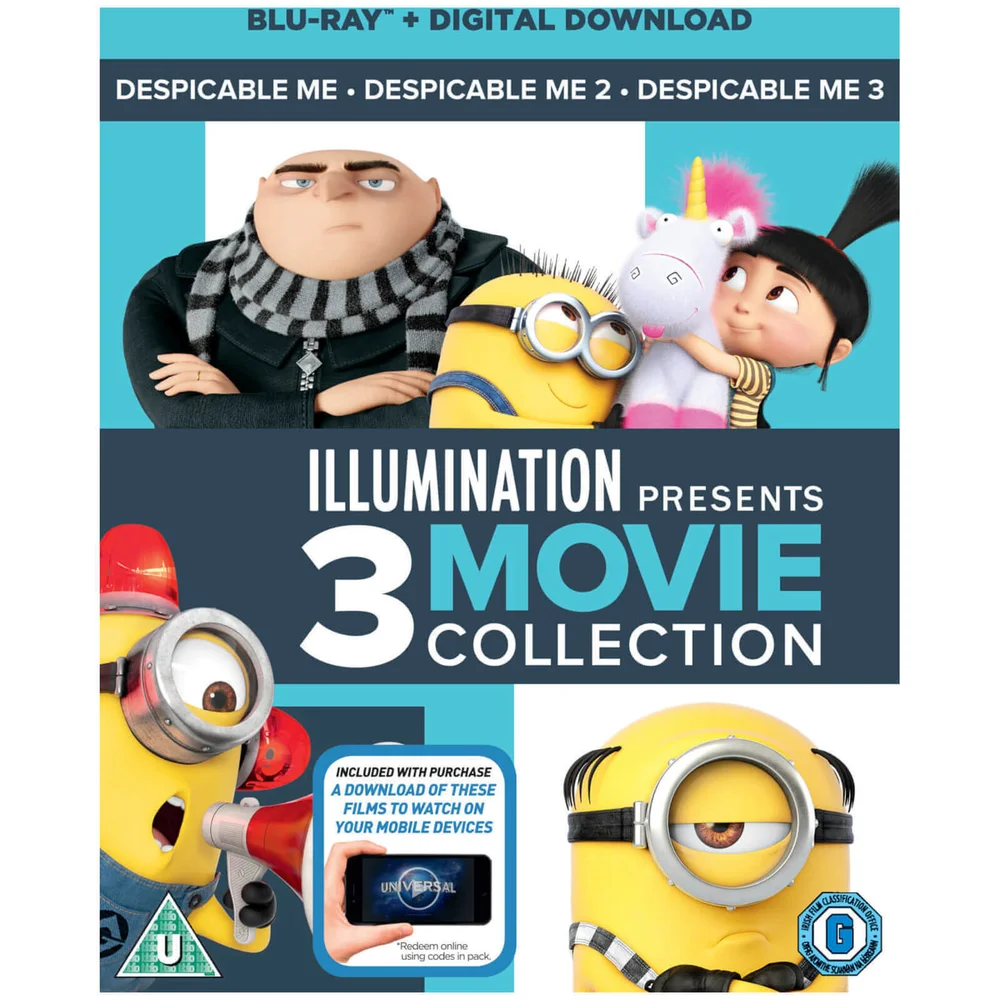 Despicable Me 1-3 Boxset (Includes Digital Download) Image 1