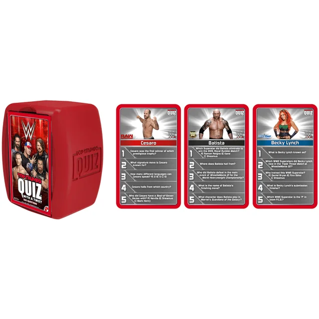 Top Trumps Quiz Game - WWE Edition