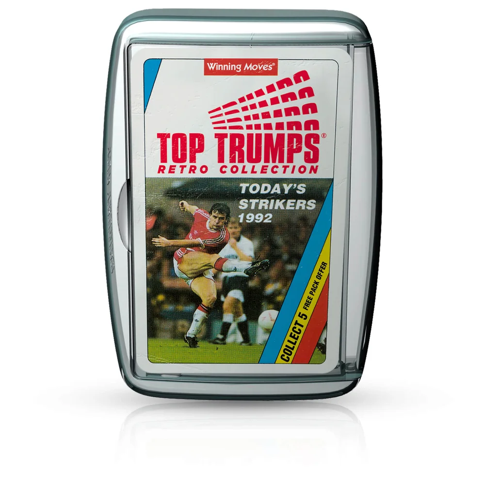 Top Trumps Card Game - Today's Strikers Retro Edition Image 1