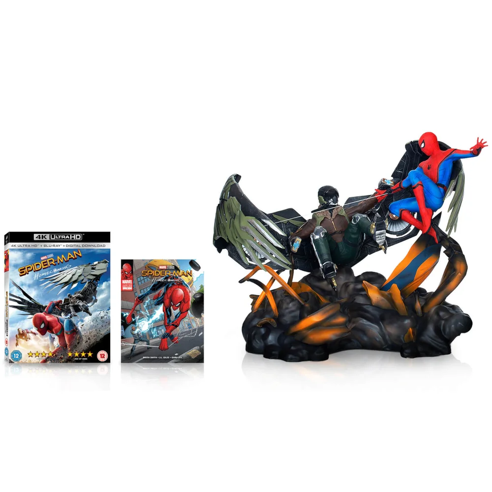 Spider-Man Homecoming - 4K Ultra HD - Figurine + Comic Book Image 1