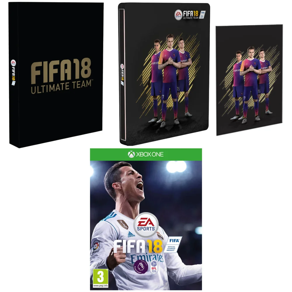 FIFA 18 Exclusive Steelbook and Artcard Edition Image 1