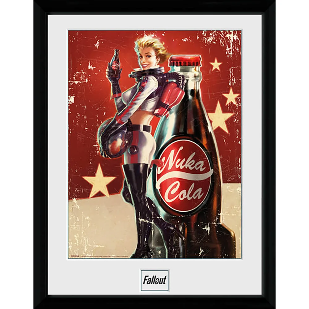Fallout 4 Nuka Cola - 16 x 12 Inches Framed Photograph Image 1