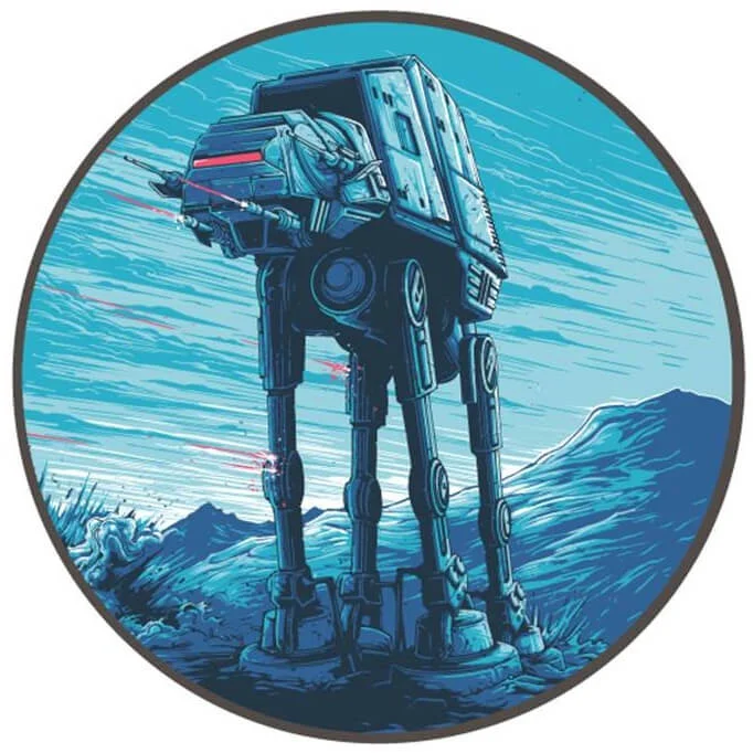 Attack Pattern Delta - Zavvi Exclusive Star Wars Dan Mumford Round Enamel Pin Badge (1.5 Inch Diameter) Image 1