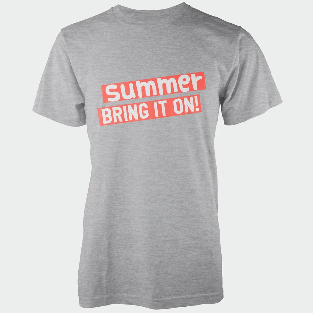 Summer Bring It On! Grey T-Shirt - S - Grey Image 1