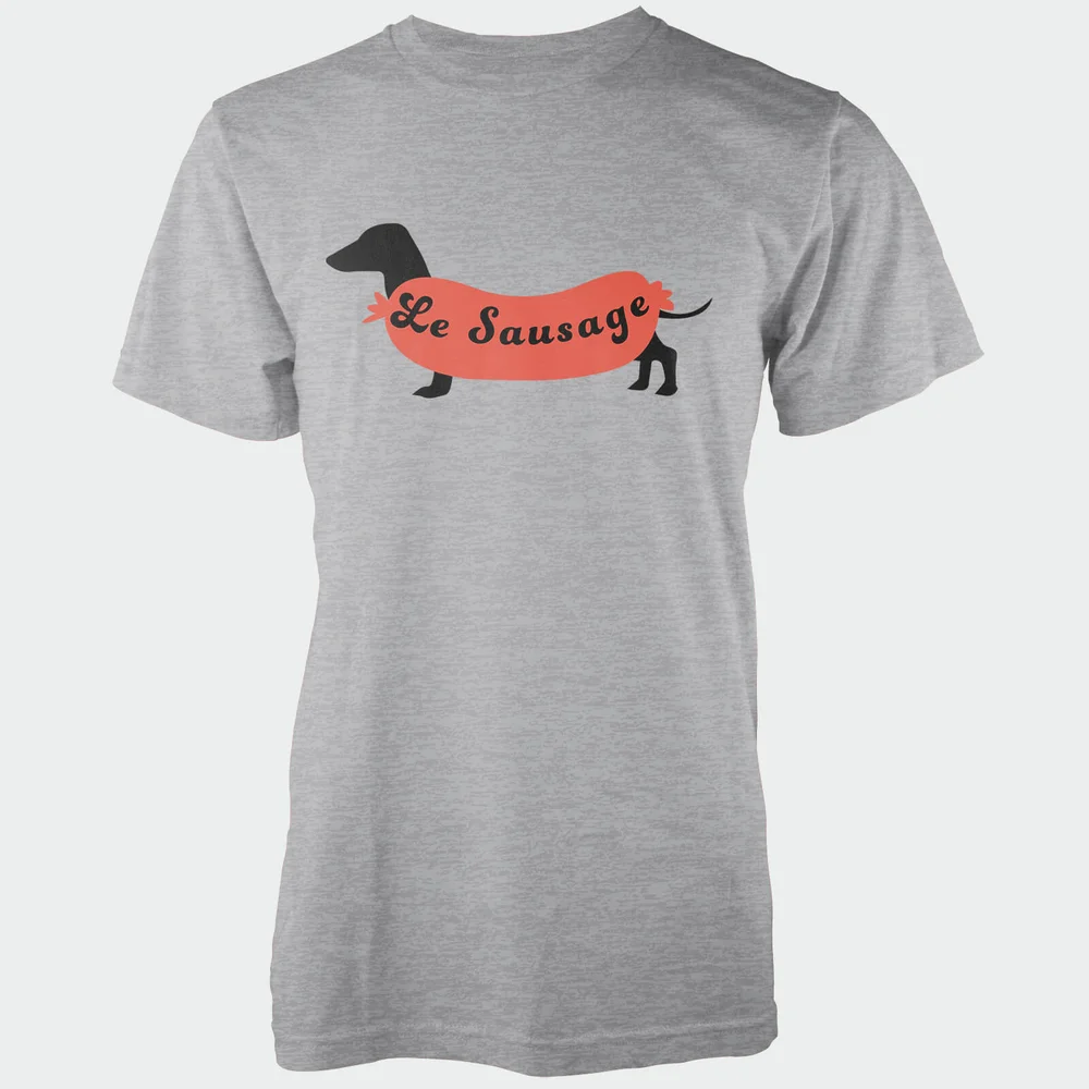 Le Sausage Grey T-Shirt - S Image 1