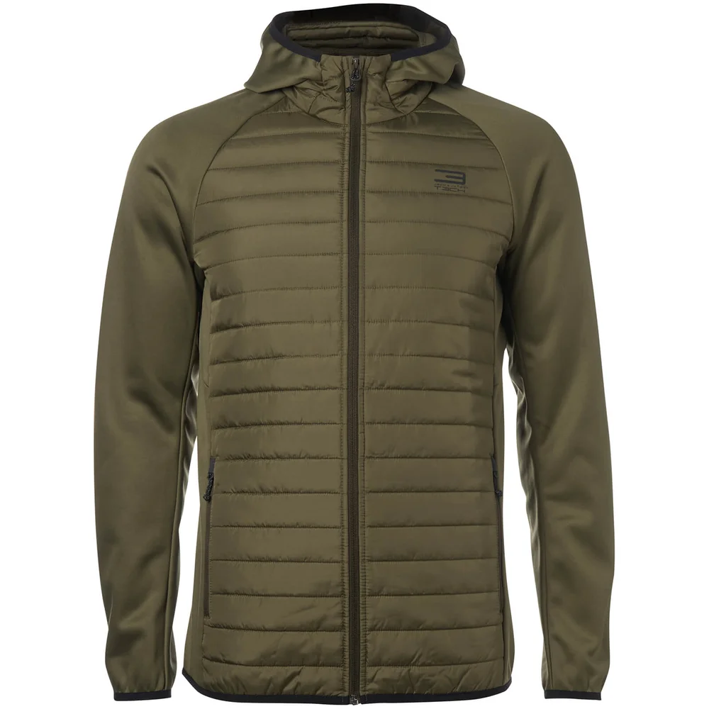 Jack & Jones Core Men's Multi Quilted Jacket - Olive - S - Green Image 1