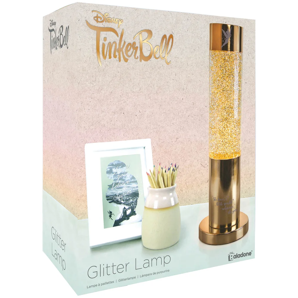 Disney Tinkerbell Glitter Lamp Image 1