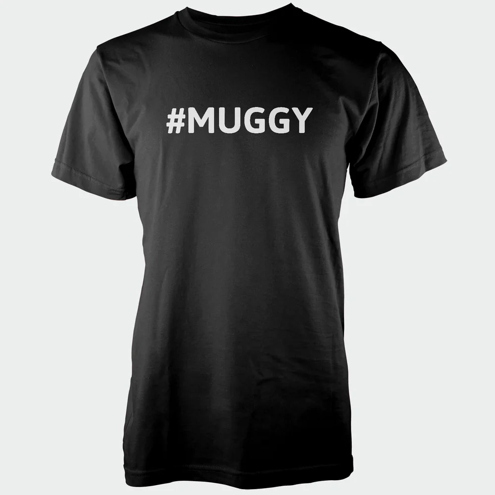 Hashtag Muggy Men's Black T-Shirt - S - Black Image 1