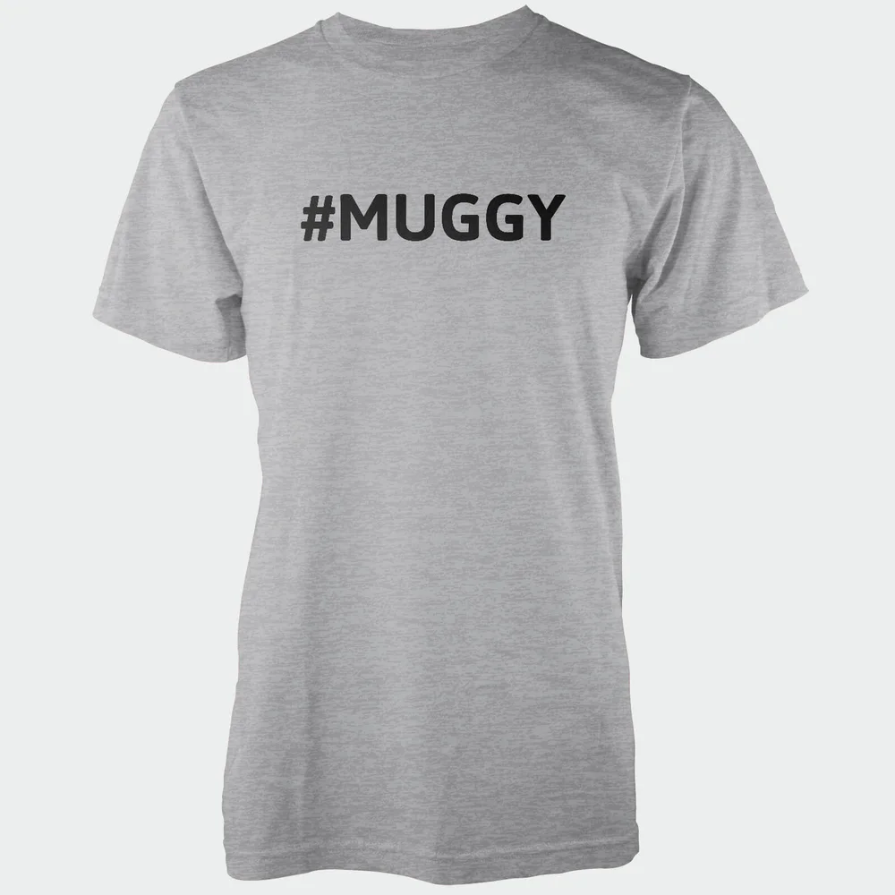 Hashtag Muggy Men's Grey T-Shirt - S - Grey Image 1