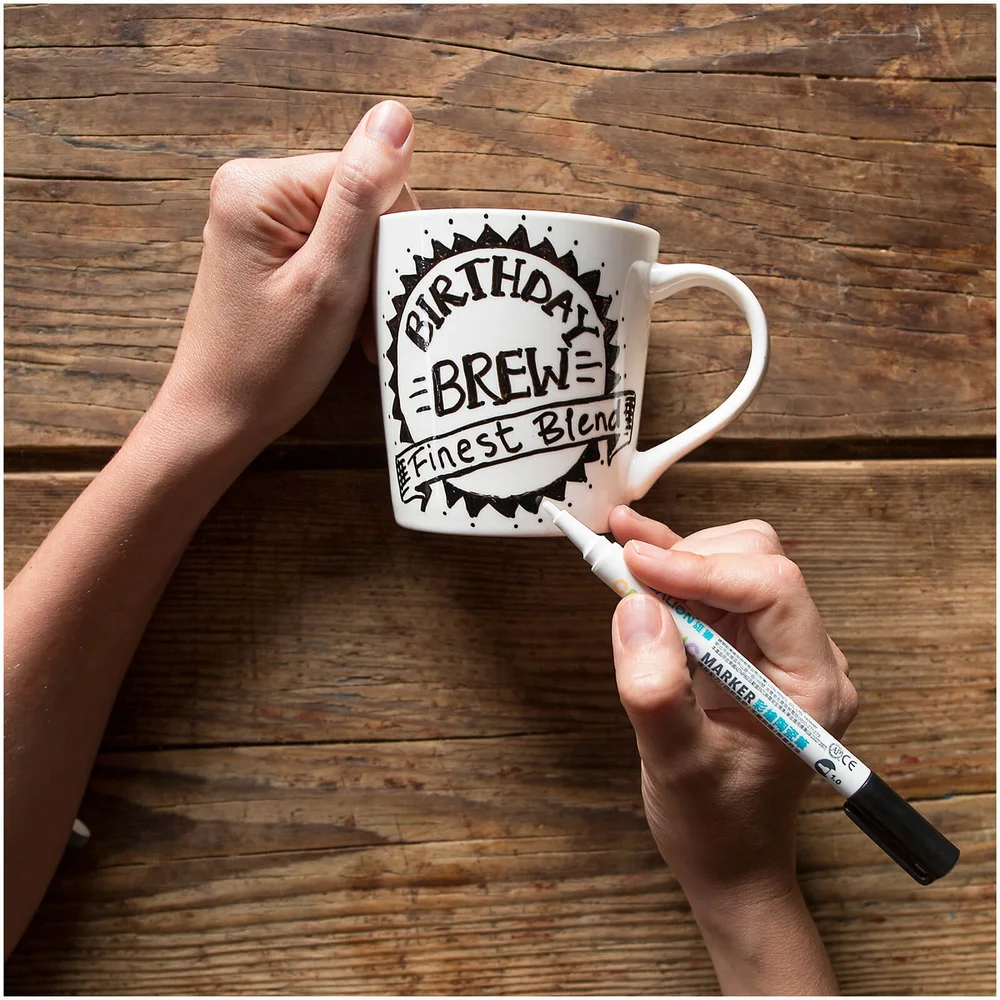 Doodle Draw - Mug with Ceramic Pen Image 1