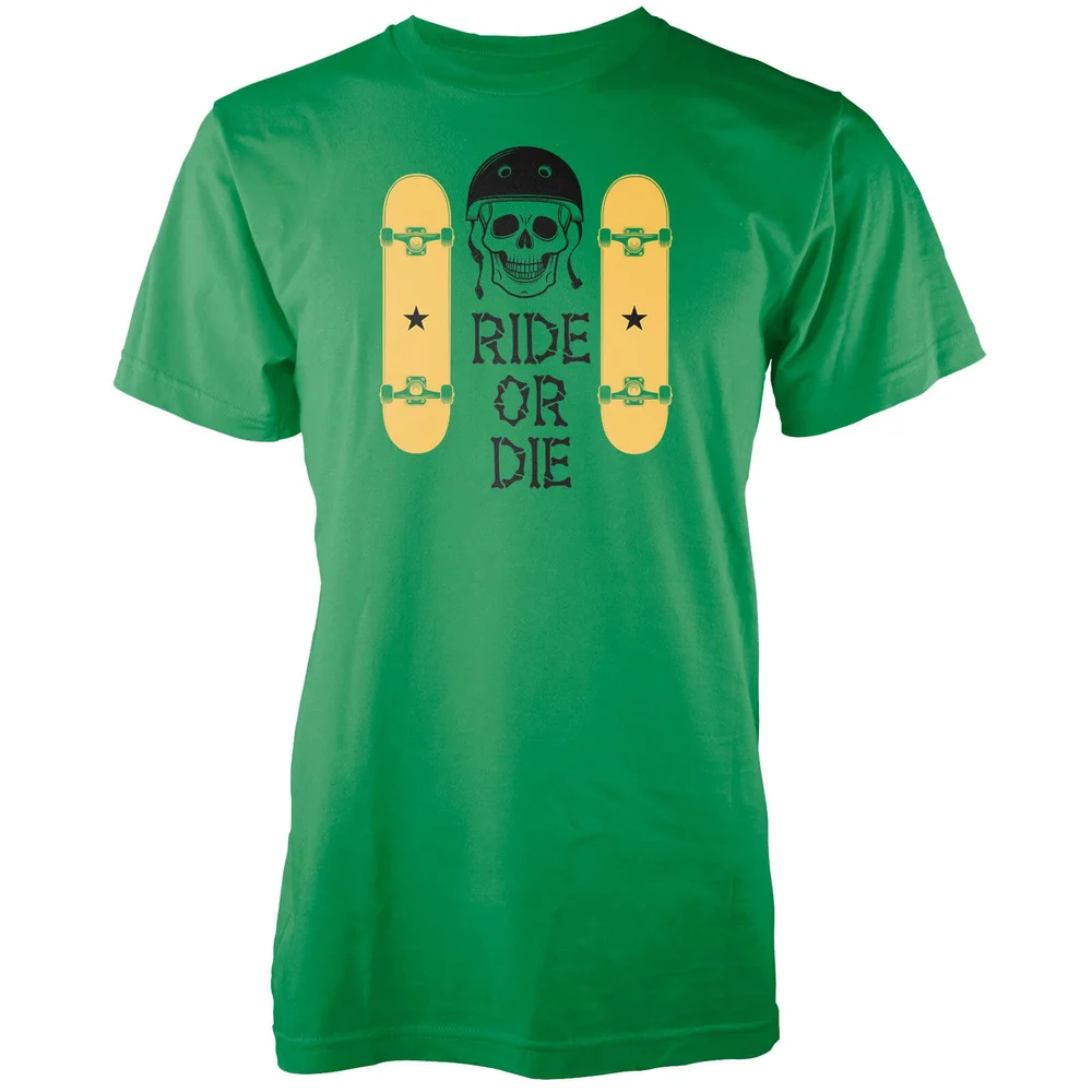 Ride Or Die Green T-Shirt - S - Green Image 1