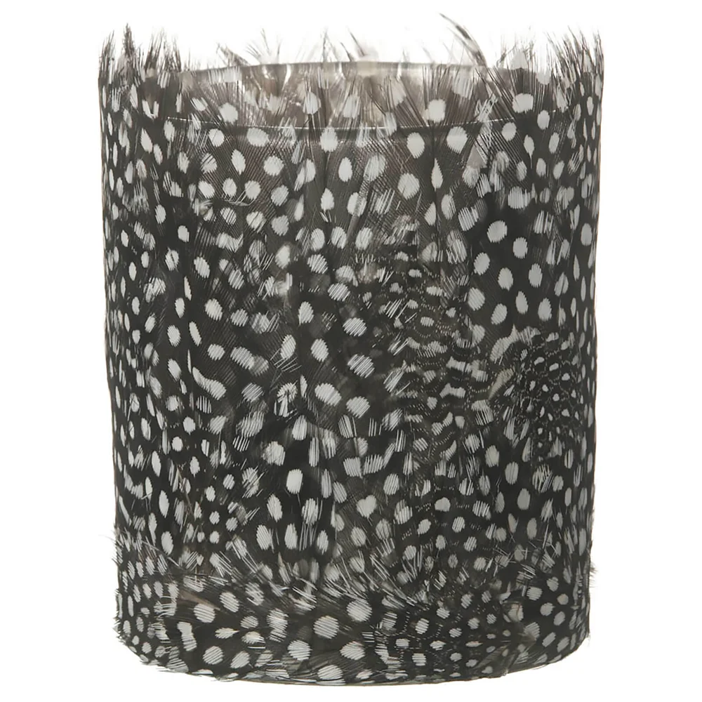 Parlane Feather Tealight Holder (10 x 8cm) - Black Image 1