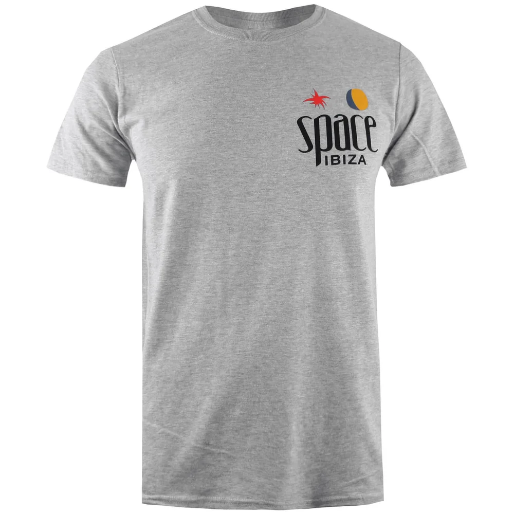 Space Ibiza Men's Classic Logo T-Shirt - Grey Heather - L - Grey Image 1
