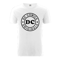 DC Comics Originals Logo White T-Shirt - undefined undefined