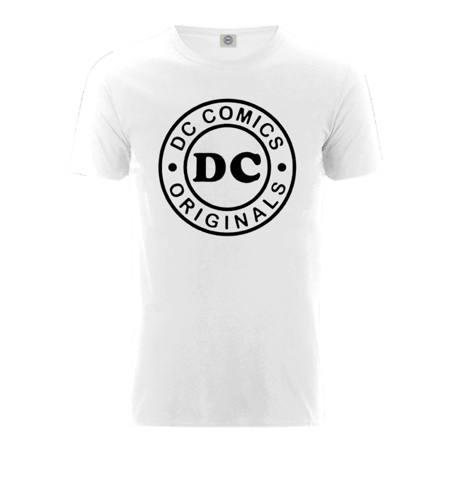 DC Comics Originals Logo White T-Shirt