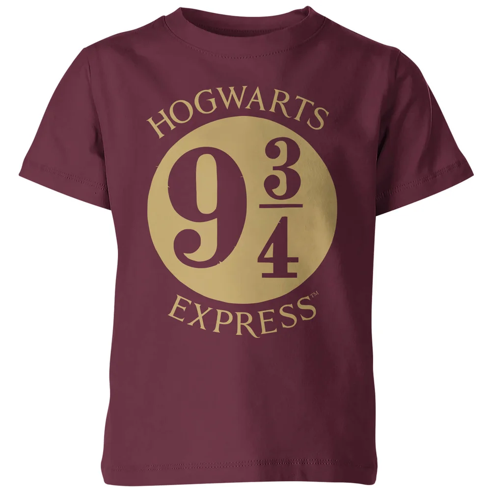 Harry Potter Platform Burgundy Kids' T-Shirt - 3-4 Years Image 1