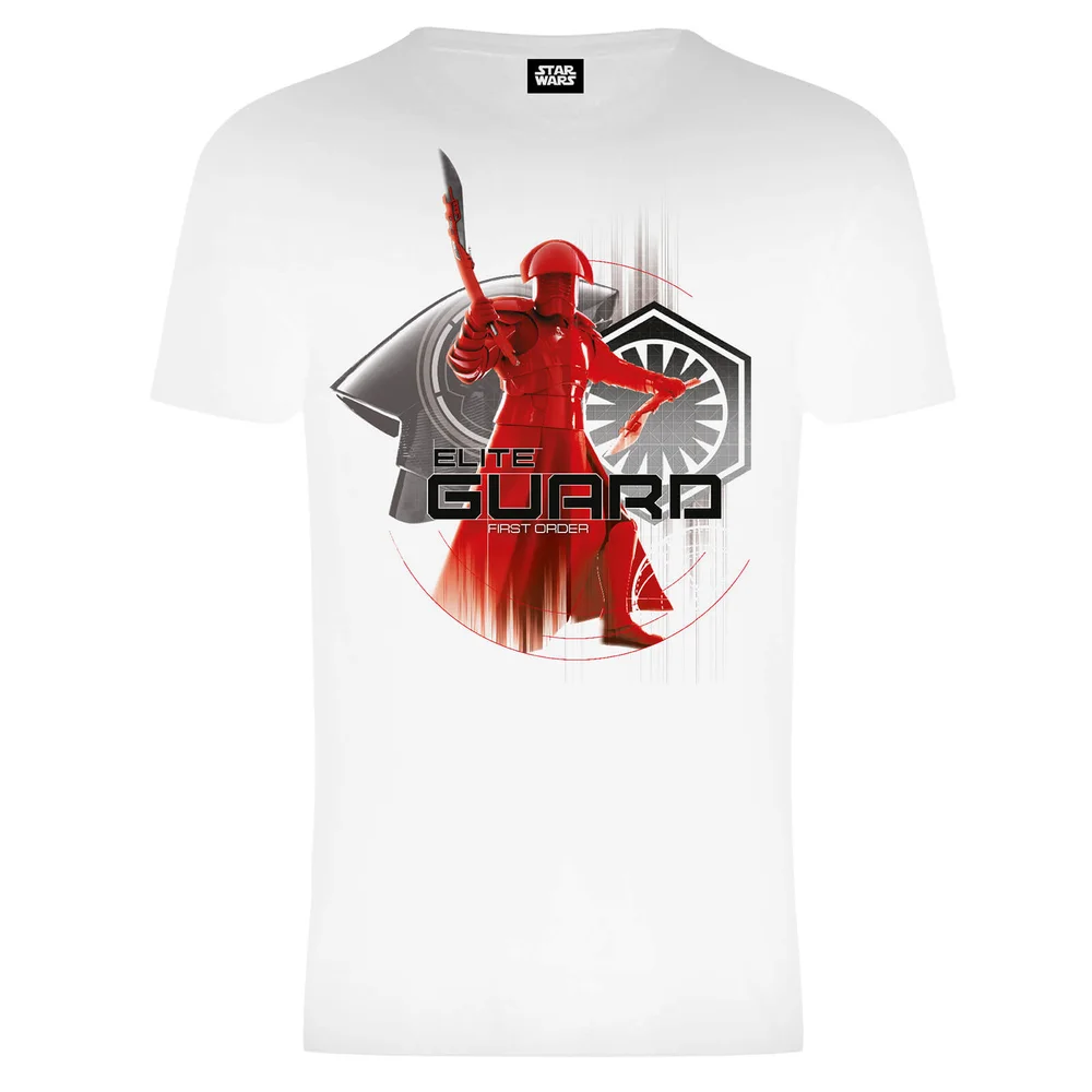 Star Wars Men's The Last Jedi Elite Guard T-Shirt - White - S - White Image 1