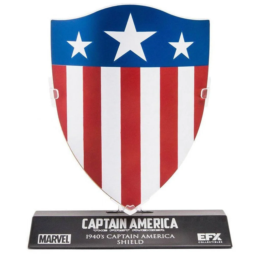 Marvel Captain America Replica 1/6 1940's Shield 10cm Image 1